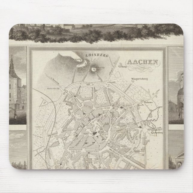 Mousepad Aachen, Alemanha (Frente)