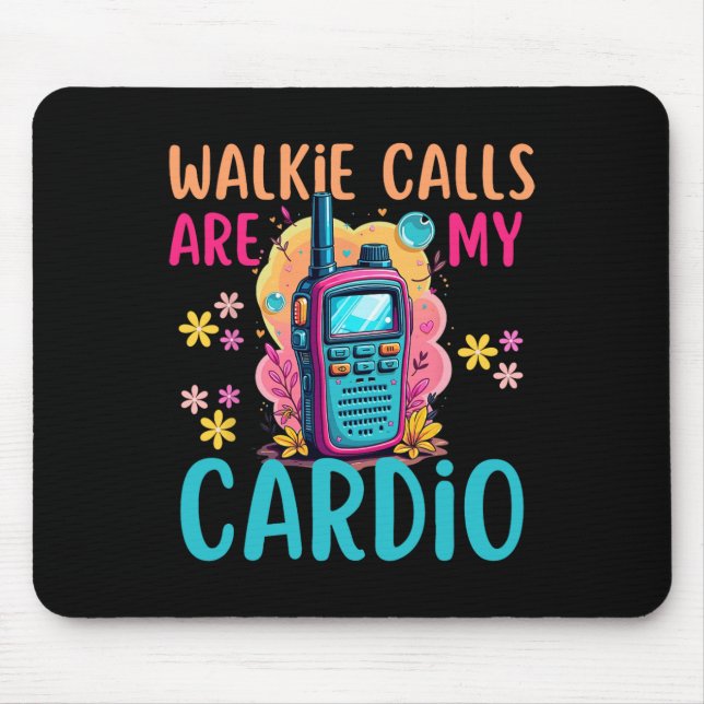 Mousepad Aba Sped Walkie, Psicóloga Da Escola De Volta, Cha (Frente)