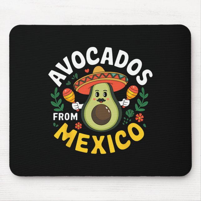 Mousepad Abacates Do México Cinco De Mayo Mexicano Fiesta (Frente)