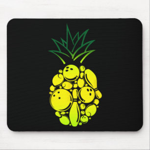 Mousepad Abacaxi de Boliche engraçado
