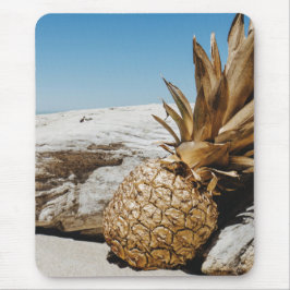 Mousepad Abacaxi Dourado na praia