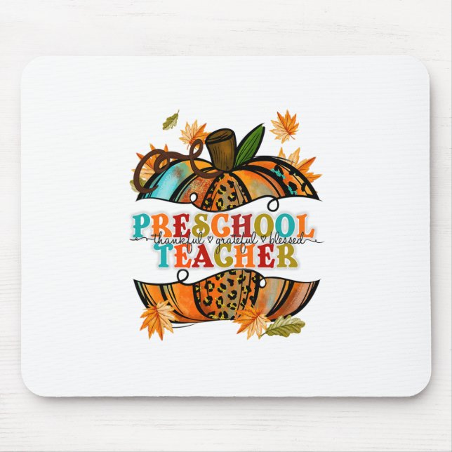 Mousepad Abaixe Abençoada Professora de Pré-Escolas (Frente)
