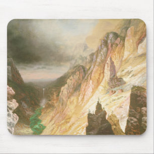 Mousepad Abaixe as quedas, Grand Canyon do Yellowstone
