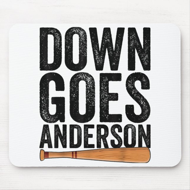 Mousepad ABAIXO VAI ANDERSON FUNNY BASEBALL presente ANDERS (Frente)