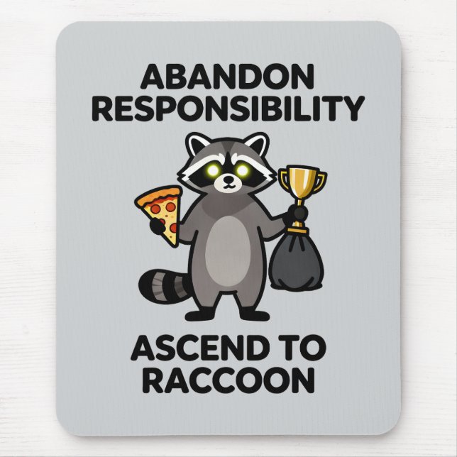 Mousepad Abandonar Responsabilidade Ascender Ao Meme de Gua (Frente)
