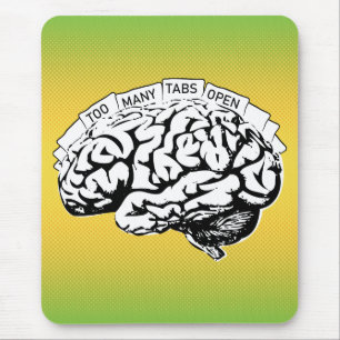 Mousepad Abas demais abrem o cérebro