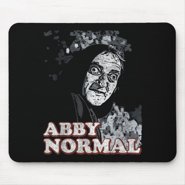 Mousepad Abby Normal Brain Funny Halloween  (Frente)