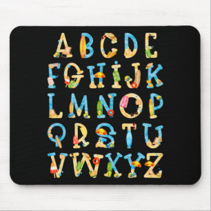 Mousepad Abc Kindergarten Professor Summer Beach Fim Da Esc