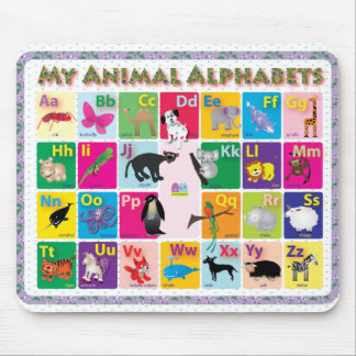 Mousepad ABC: Meus alfabetos animais