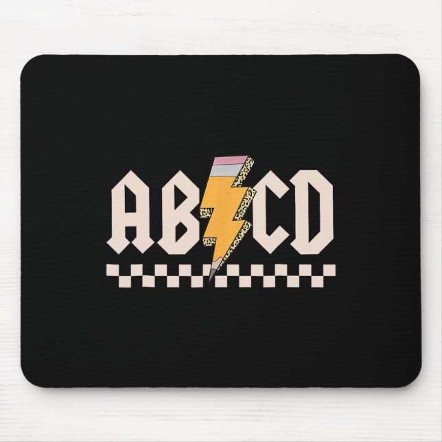 Mousepad Abcd Ck Em Cl Primeiro Dia Ck Na Escola Professor  (Frente)