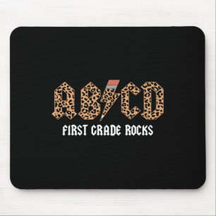 Mousepad Abcd Rocks 1º Ano De Volta À Escola Tea Leopardo