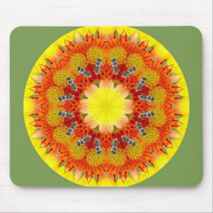 Mousepad Abelha e flor