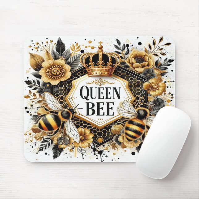 Mousepad Abelha Rainha Bonita (Com mouse)