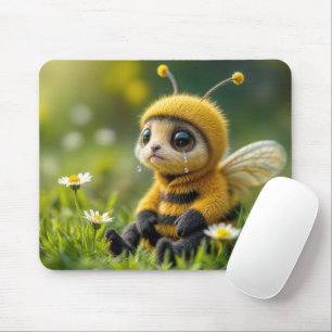Mousepad Abelha Triste Com Lágrimas