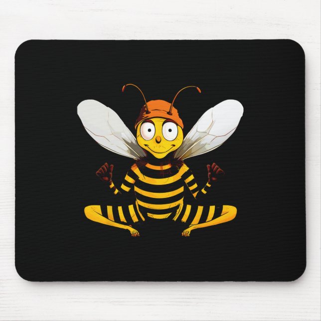 Mousepad Abelha Yogayogi Bee  (Frente)