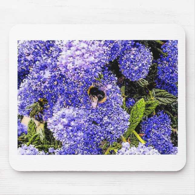 Mousepad Abelhas De Flor Ceanothus (Frente)