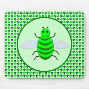 Mousepad Abelhas do Dia de São Patrício e Camarões