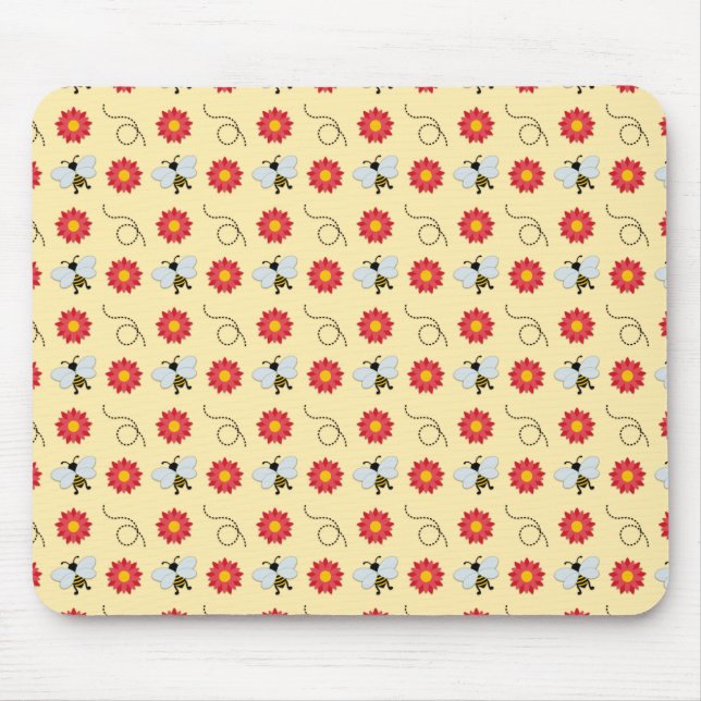 Mousepad Abelhas, Mel E Flor (Frente)