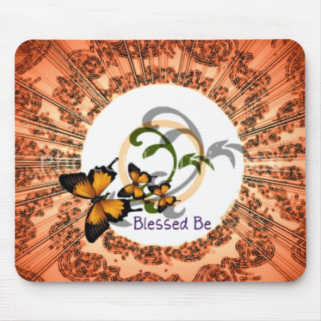 Mousepad abençoado seja tapete do rato (Frente)