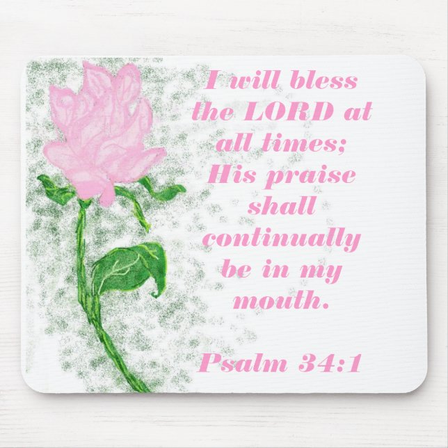 Mousepad Abençoe o SENHOR (Frente)