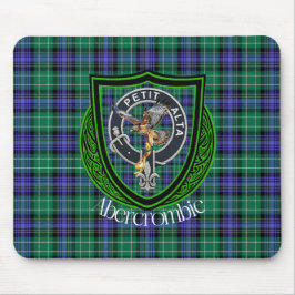 Mousepad Abercrombie Scottish Clan Tartan & Crest
