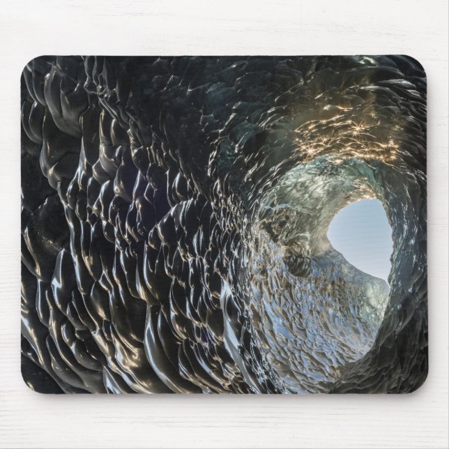 Mousepad Abertura Circular numa Caverna de Gelo (Frente)