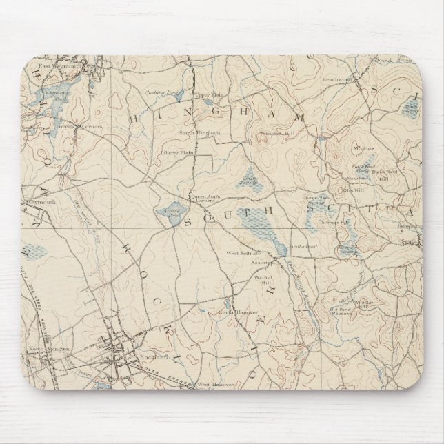 Mousepad Abington, Massachusetts (Frente)