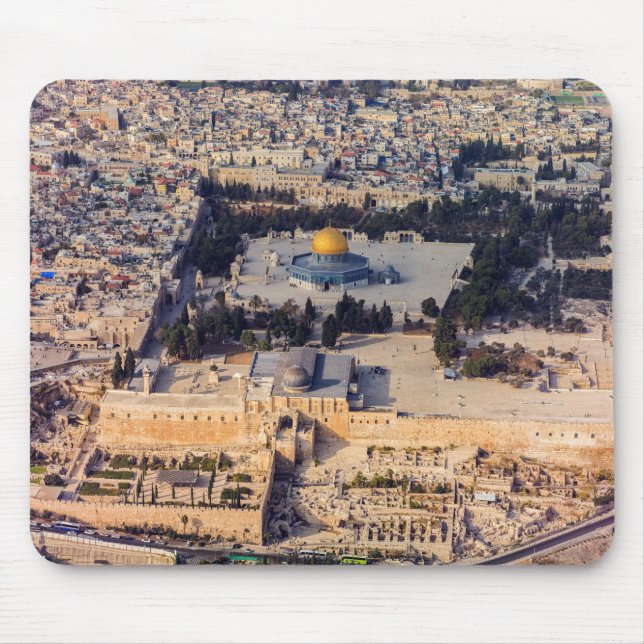 Mousepad Abóbada velha de Jerusalem da cidade de Temple (Frente)