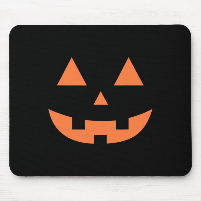 Mousepad Abóbora Assustadora de Halloween Outono Jack O' La (Frente)