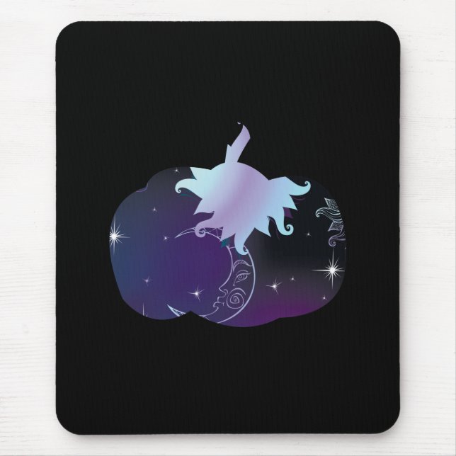 Mousepad Abóbora Azul Escuro (Frente)