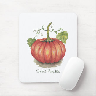 Mousepad Abóbora Cuja Vinha É Em Aquarela
