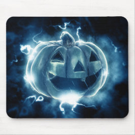 Mousepad abóbora de Halloween na chuva