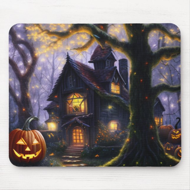 Mousepad abóbora/queda/outono/Dia das Bruxas (Frente)