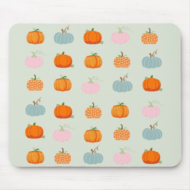 Mousepad Abóboras Coloridas (Frente)