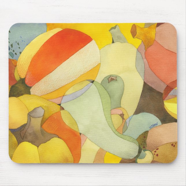 Mousepad Abóboras da acção de graças (Frente)