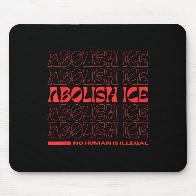 Mousepad Abolição das Protests de Imigração de Gelo EUA Los (Frente)