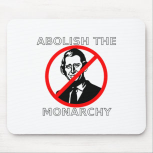 Mousepad Abolir a Monarquia - Rei Charles
