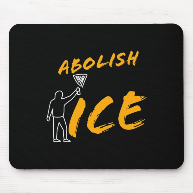 Mousepad Abolir Protesto Contra O Gelo E Resistir A Imigran (Frente)