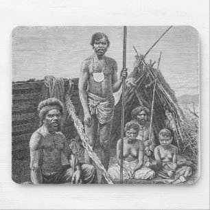 Mousepad Aborígene de Queensland gravados de uma fotografi