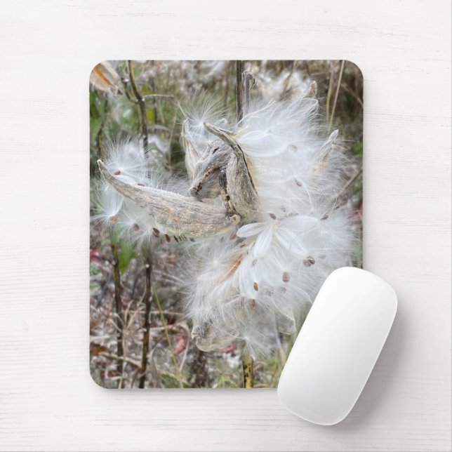 Mousepad Abra Milkweed Pods | Sementes de Seda | (Com mouse)