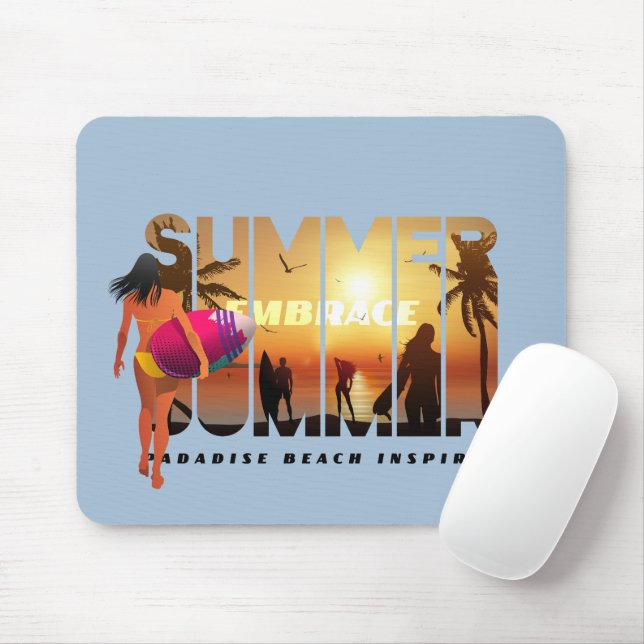 Mousepad Abrace o Verão | (Com mouse)