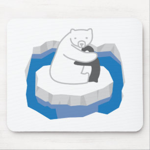 Mousepad Abraço de urso polar