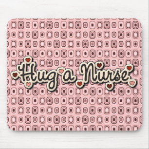 Mousepad Abraço do amor da enfermeira uma enfermeira