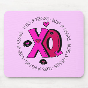 Mousepad Abraços e beijos namorados