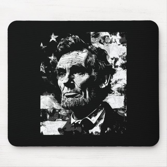 Mousepad Abraham Lincoln História Professora Presidente 4º  (Frente)