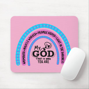 Mousepad Abridor de Caminhos, Fazedor de Milagres, Meu Deus