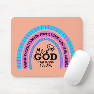Mousepad Abridor de Caminhos Fazedor de Milagres Meu Deus É