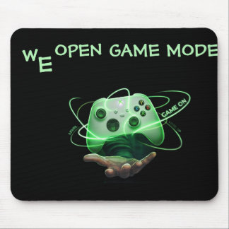 Mousepad "Abrimos o Modo de Jogo" Controlador Neon Flutuant