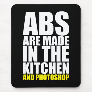 Mousepad Abs São Feitos Na Cozinha E Na Photoshop - Engraça