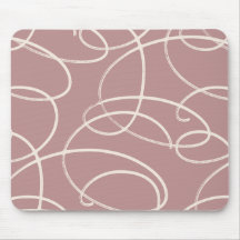 Abstract Swirling Vine | Modern Texture Desk Pink